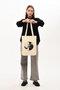 Zoozie Bags Bolso de mano 1227 100% algodón color crema 35x40x8 cm